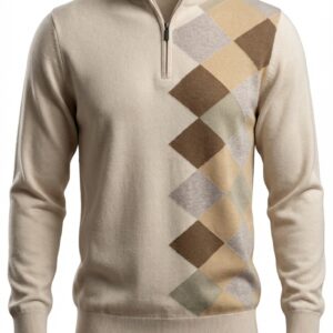 Vecco Fawn / Brown Diamond Pattern Jersey