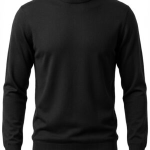 Artollini Black Polar Neck Jersey