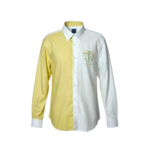 Homem Yellow White Emblem Shirt