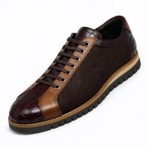 Artollini Brown Mesh Sneaker