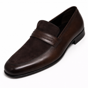 Artollini Brown Suede Moc Loafer