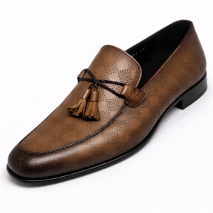 Artollini Tan Tassel Argyle Loafer
