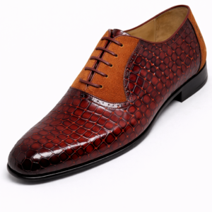 Artollini Brown Tortoise Suede Lace-Up