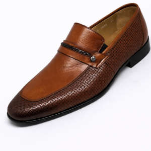 Artollini Tan Weaved Moc Loafer