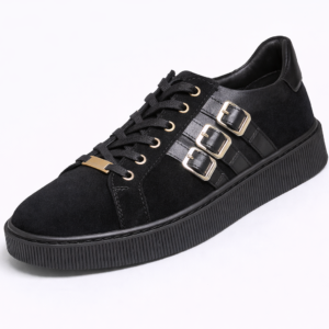 Artollini Black Buckle Sneaker