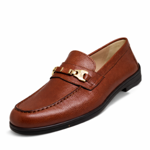 Arbiter Casual Rody Tan Lambskin Chain Loafer