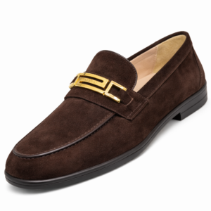 Arbiter Casual Dark Brown Suede Loafer