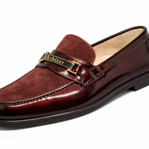 Arbiter Brown Saffiano & Suede Loafer