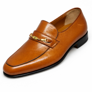 Arbiter Gold Calf Bit Loafer