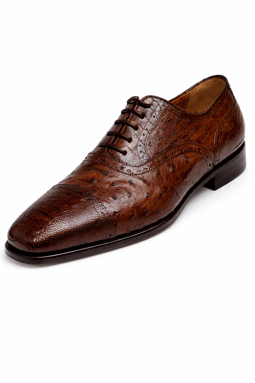 14AF0030 Arbiter Brown Ostrich Oxford